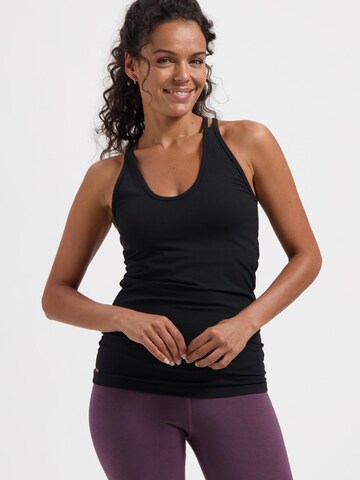 Urban Goddess Yoga & Activewear Sporttop 'Lyrais' in Schwarz