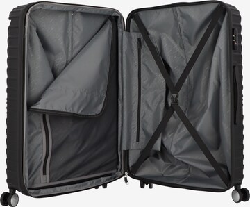 American Tourister Trolley 'Mickey' in Schwarz