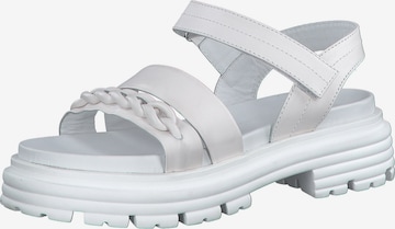 MARCO TOZZI Sandal i vit: framsida