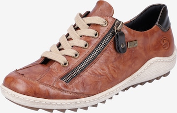REMONTE Athletic Lace-Up Shoes 'R1402' in Brown: front
