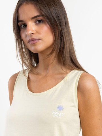 admas - Pijama 'ADMAS Pijama Sin mangas Lavand Butter para Mujer' en blanco