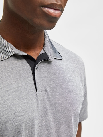 SELECTED HOMME Poloshirt 'Leroy' in Grau