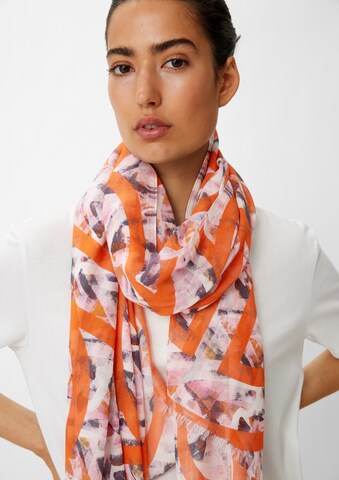 Foulard comma casual identity en orange