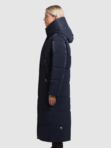 khujo Winter coat 'Soulani5 Shiny' in Blue