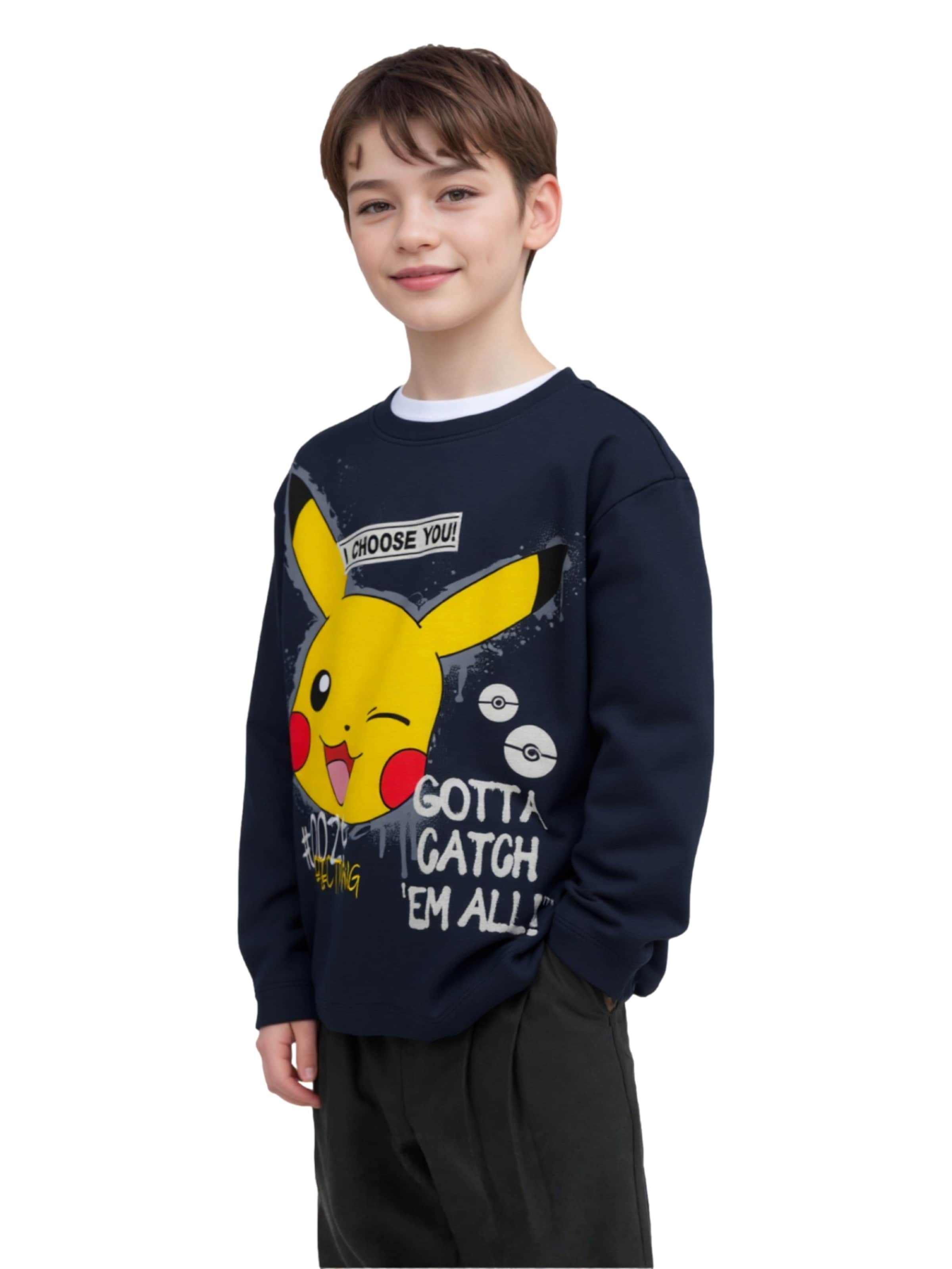 NAME IT Футболка 'NMMNor Pokemon' в Синий: спереди