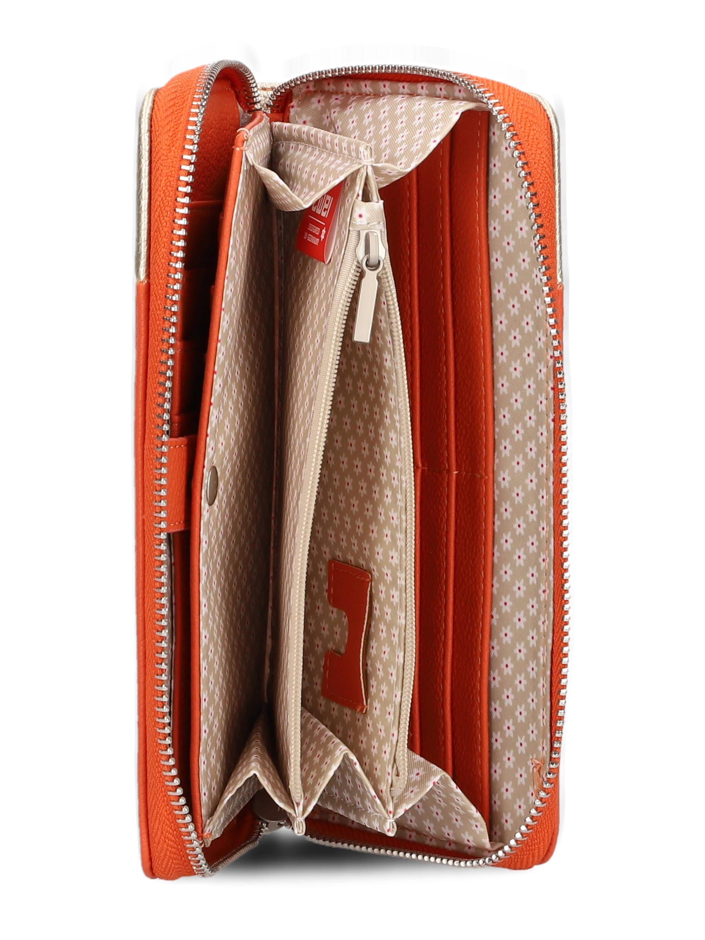 ZWEI Wallet 'Eva EV2' in Orange