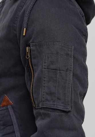 INDICODE JEANS Winter Jacket 'Pennington' in Grey