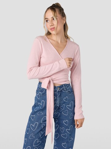Chemisier Laurella en rose : devant