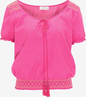 IZIA Blouse in Roze: voorkant