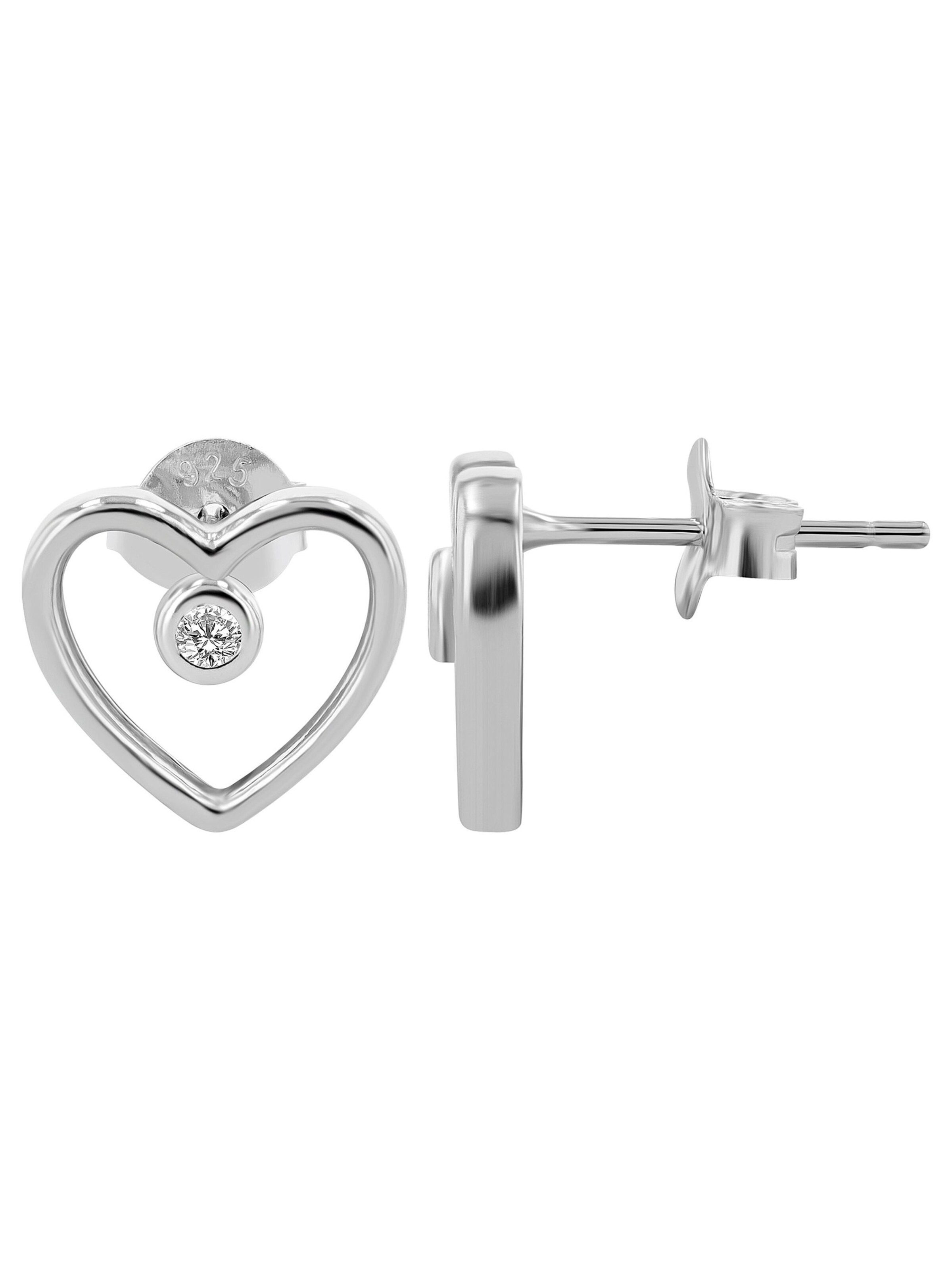 Akzent Earrings 'Canea, 925 Sterlingsilber, langlebig' in Silver