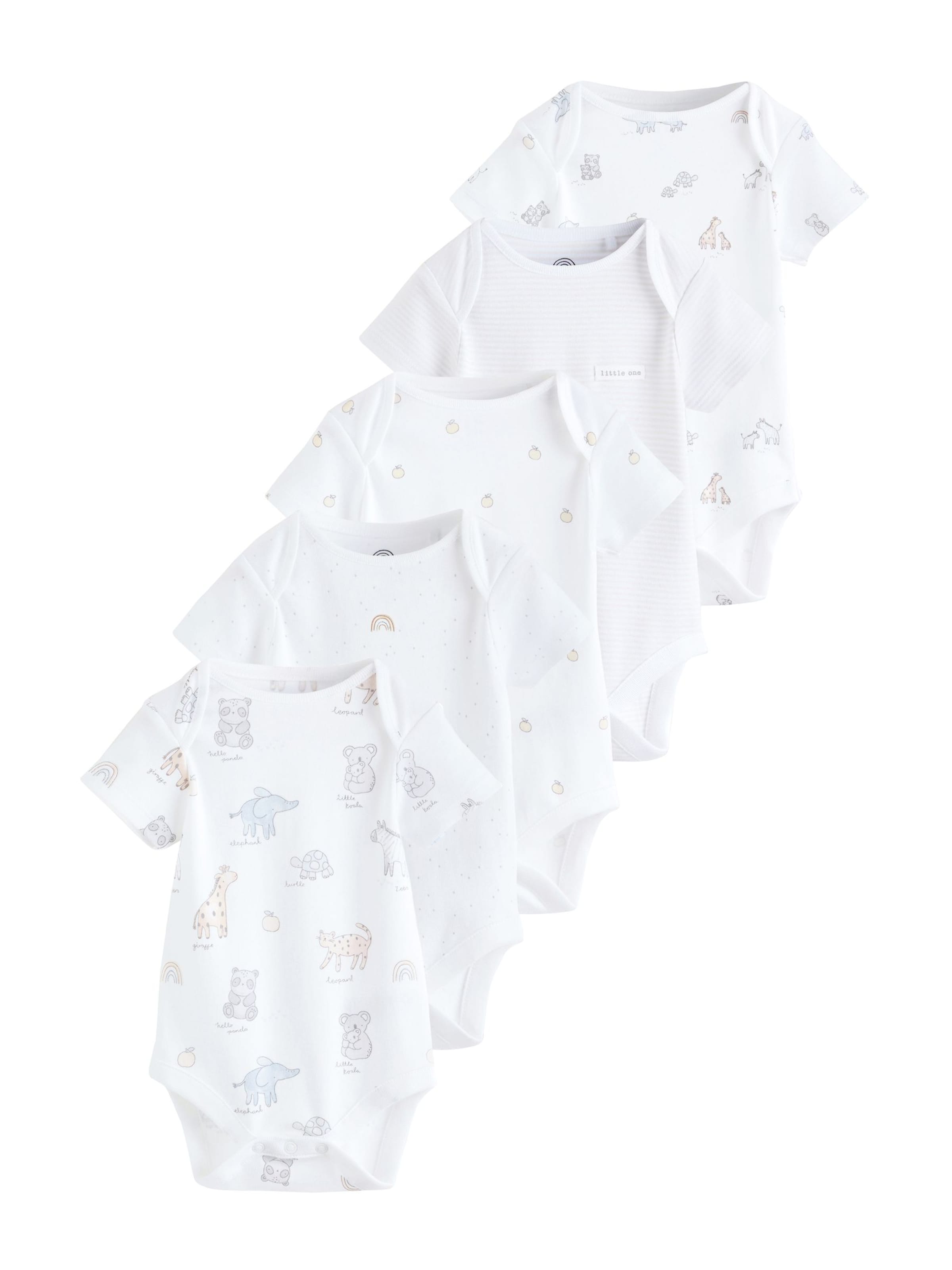 Tutina / body per bambino di Next in bianco: frontale