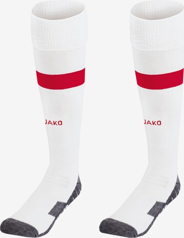 JAKO Soccer Socks 'Boca' in White: front