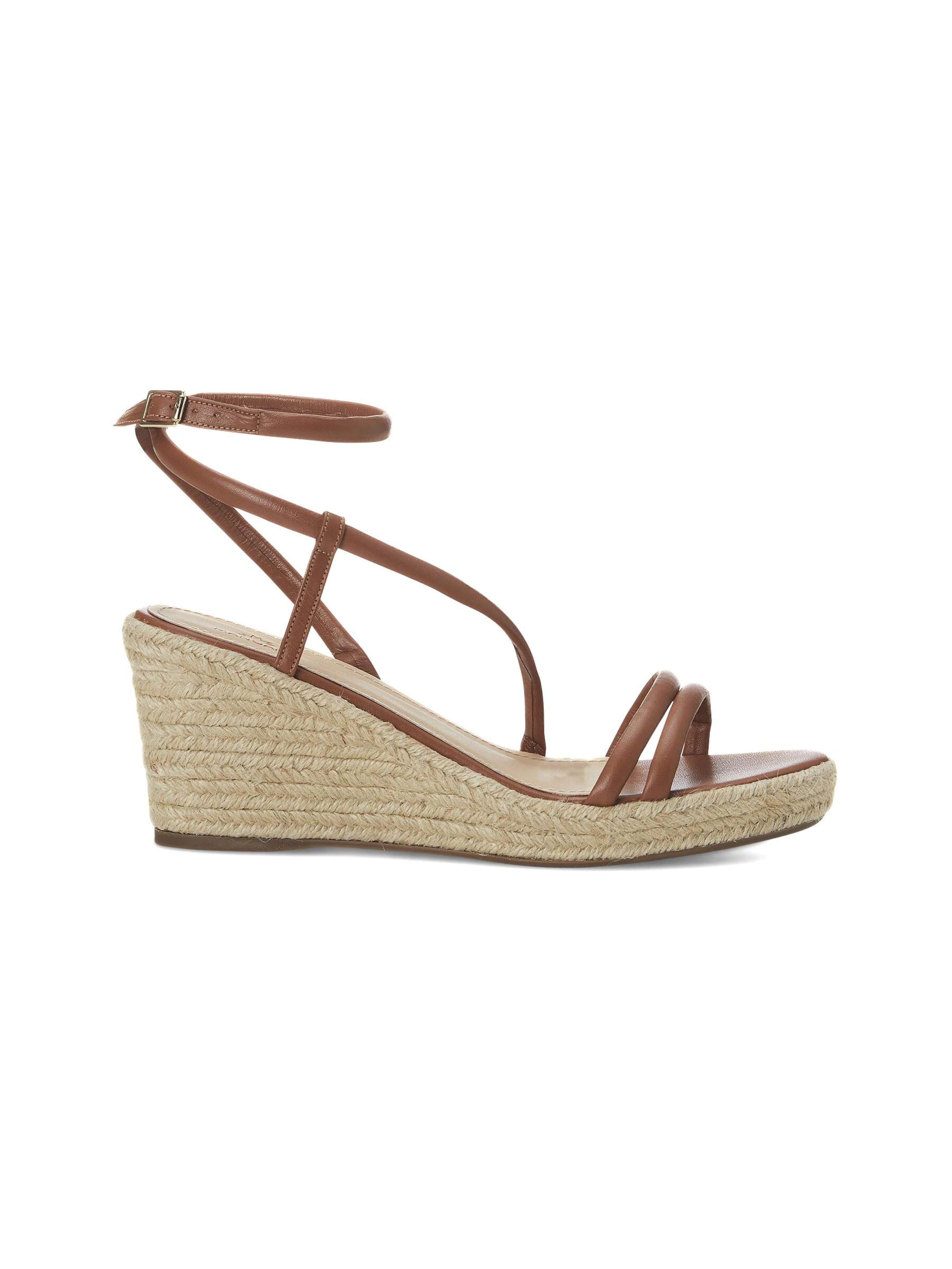 Mangara Atelier Sandalen met riem 'Roma' in 37/Slim in de kleur Karamel, Productweergave