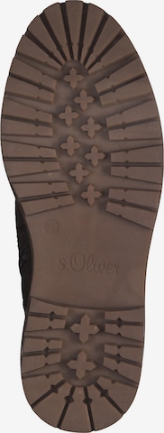s.Oliver Ankelstøvletter med snøring i brun