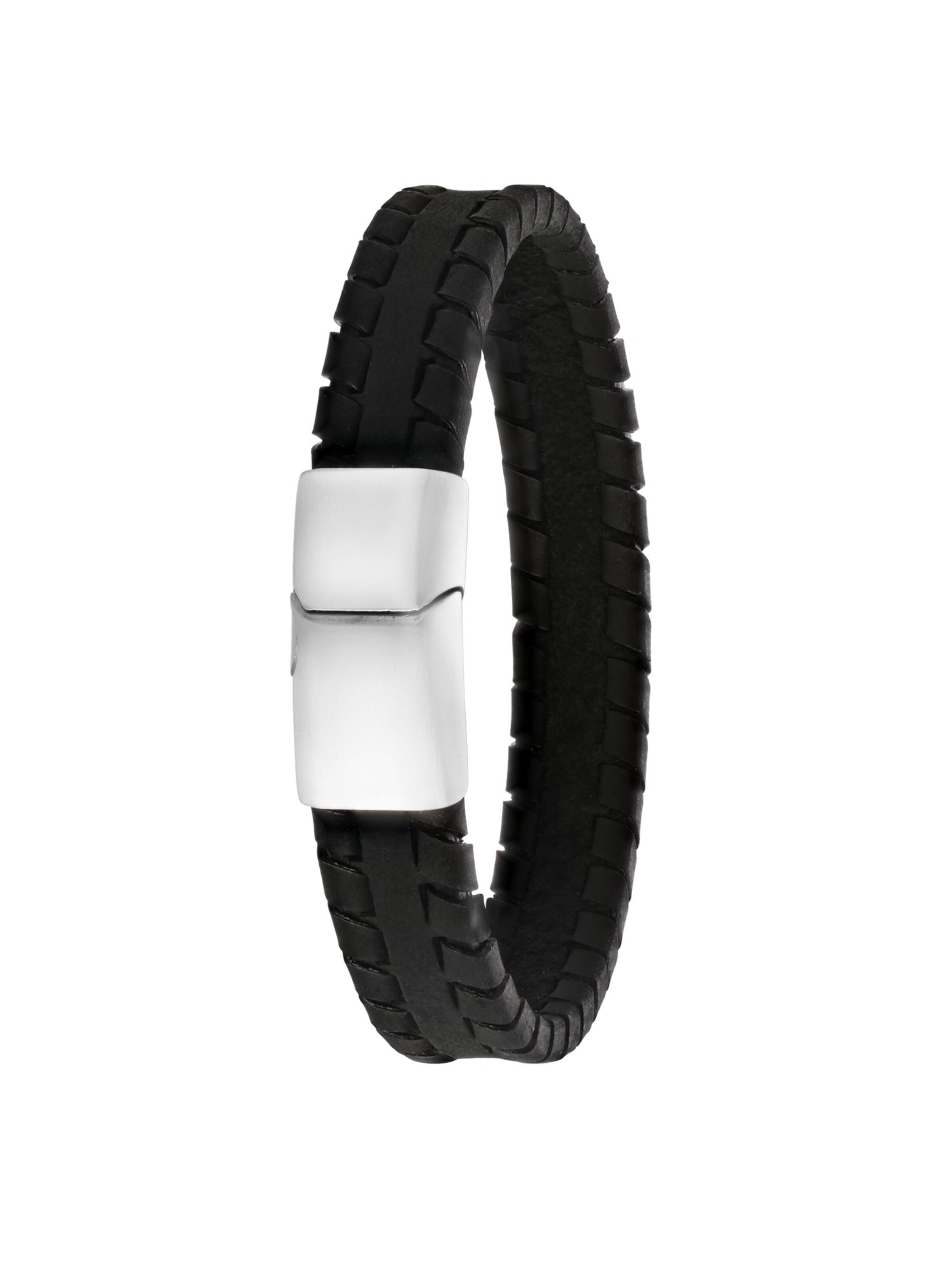 Bracelet 'Urban Story' Lucardi en noir : devant