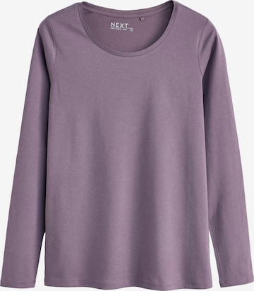 Next Shirt in Lila: voorkant