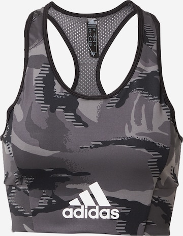 ADIDAS PERFORMANCE Biustonosz sportowy w kolorze czarny: przód