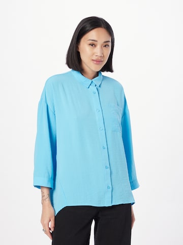 modström Blouse 'Alexis' in Blauw: voorkant