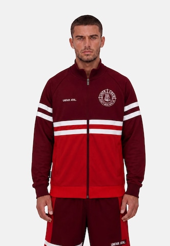 Vestes d’entraînement 'DMWU' Unfair Athletics en rouge : devant