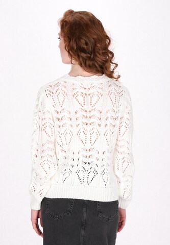 DreiMaster Vintage Knit Cardigan in White