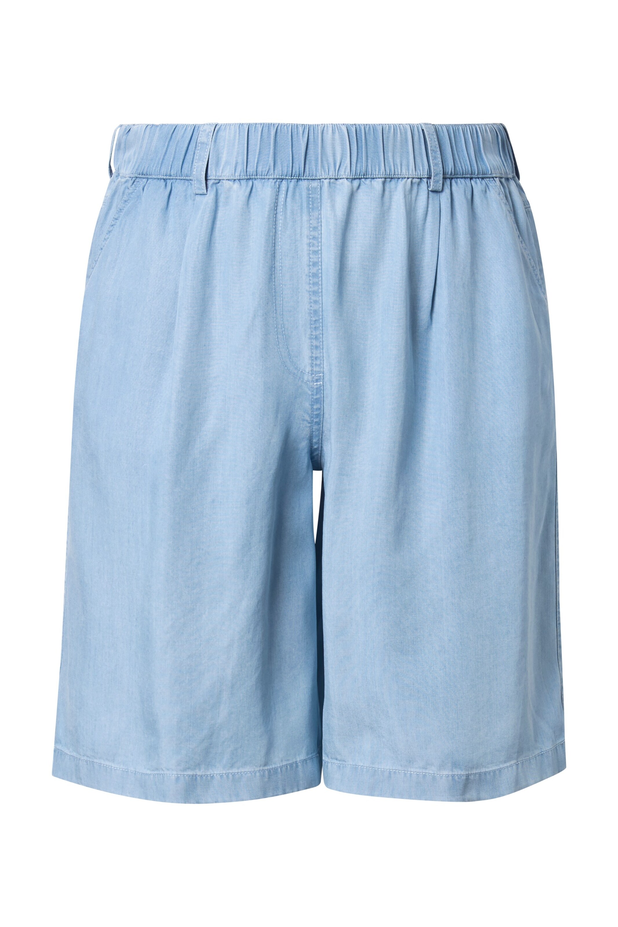 Ulla Popken Regular Shorts in Blau: Vorderseite