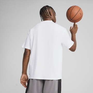 PUMA Performance shirt 'Posterize' in White