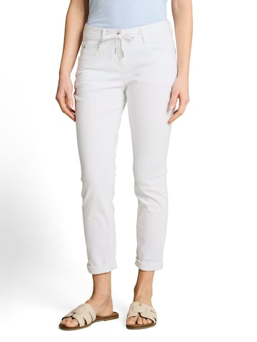 TOM TAILOR Zúžený Kalhoty – bílá: přední strana