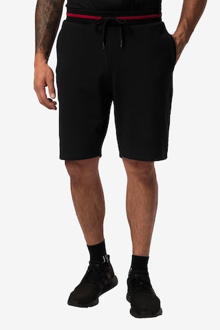 JAY-PI Regular Pants in Black: front