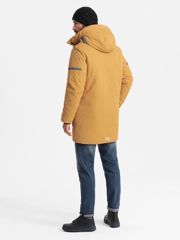 Ombre Winter jacket 'OM-Jalj-0169' in Yellow
