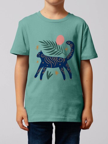 T-Shirt 'Love and flex' watabout.kids en vert : devant