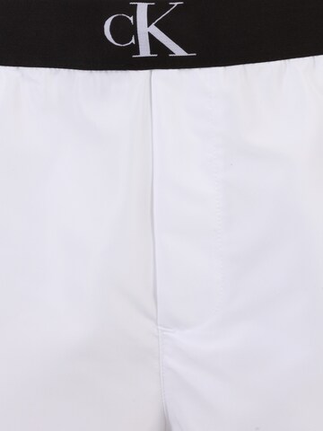 Calvin Klein Swimwear Plavecké šortky - biela