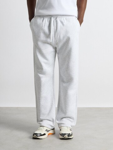 Burocs Regular Workout Pants in Grey: front