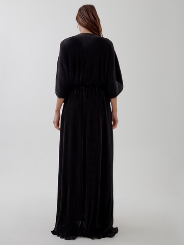 Tussah Kleid 'OCTAVIA' in Schwarz: Rückseite