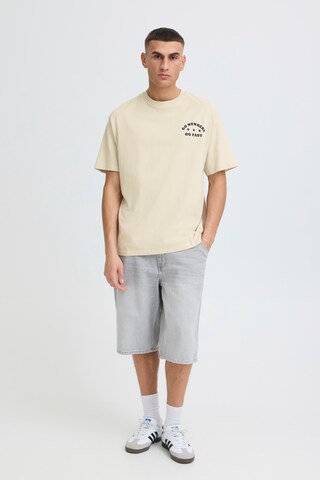 !Solid Rundhalsshirt ' SDUstance ' in Beige