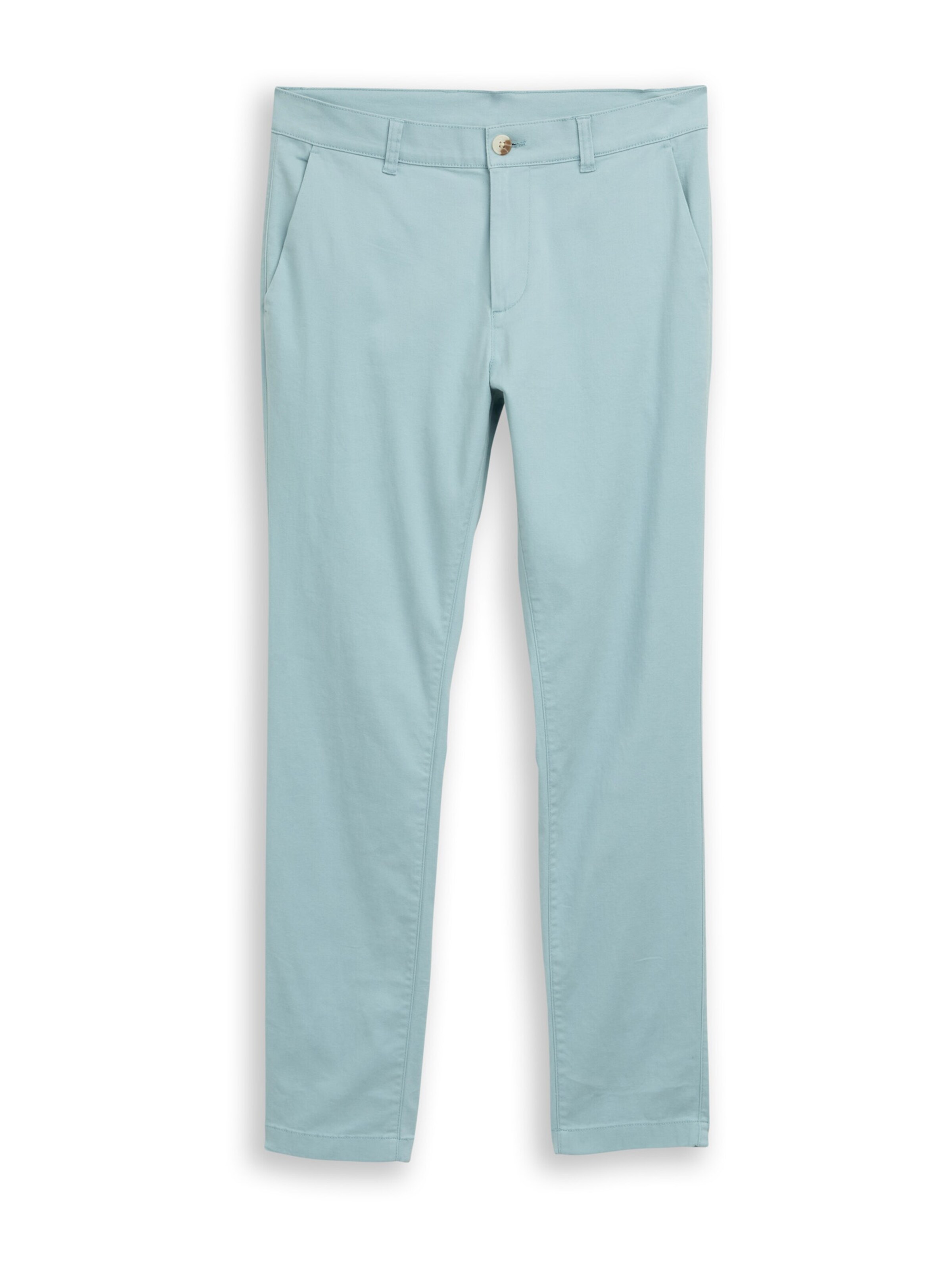 TOM TAILOR Слим фит Панталон Chino в зелено: отпред