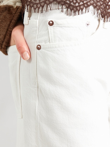 AGOLDE Avar lõige Teksapüksid 'ARC', värv valge