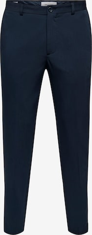 Only & Sons Regular Pleated Pants 'Eve' in Blue: front