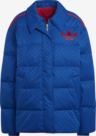 ADIDAS ORIGINALS Winter Jacket 'MONOGRAM' in Blue: front
