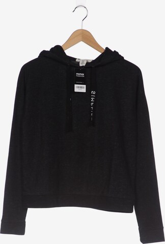 H&M Sweatshirt & Zip-Up Hoodie in XS in Black: front