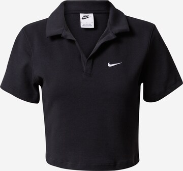 T-shirt Nike Sportswear en noir : devant