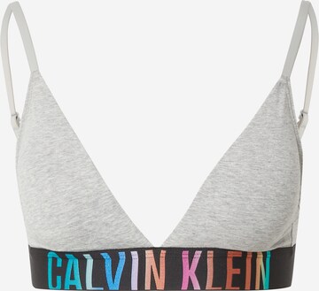 Calvin Klein Underwear Triangle Bra in Grey: front