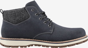 Rieker Lace-Up Boots in Blue