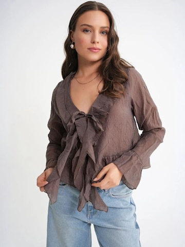 Chemisier MixRay en marron