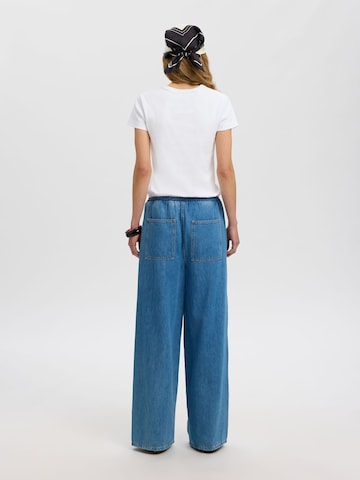 T-shirt SELECTED en blanc