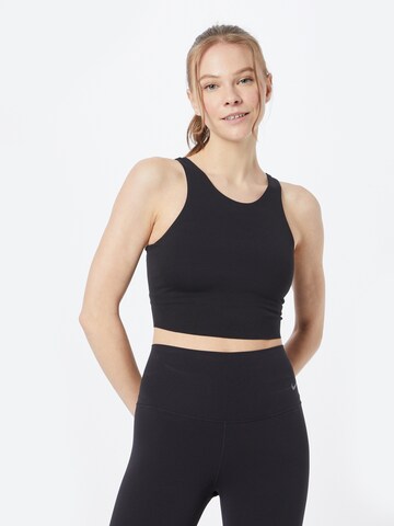 NIKE Sports Top in Black: front