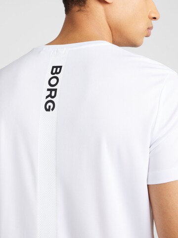 BJÖRN BORG Sportshirt 'ACE' in Weiß