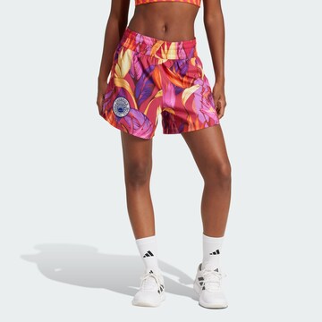 ADIDAS PERFORMANCE Loosefit Παντελόνι φόρμας 'Adidas x Farm Rio' σε ροζ: μπροστά