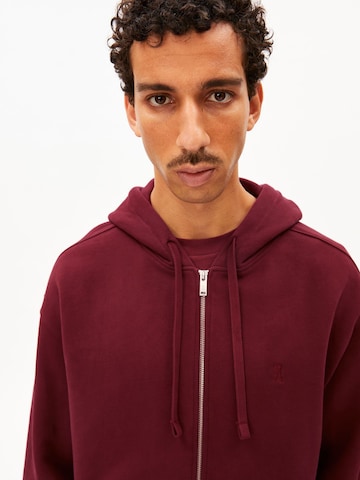 ARMEDANGELS Sweat jacket in Red