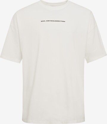 Multiply Apparel - Camiseta en blanco: frente