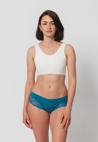 SNOCKS Boyshorts 'Spitze' in Blue: front